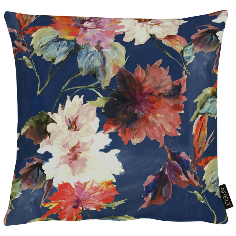 APELT 5600 Kissenbezug Herbstblumen-Motiv