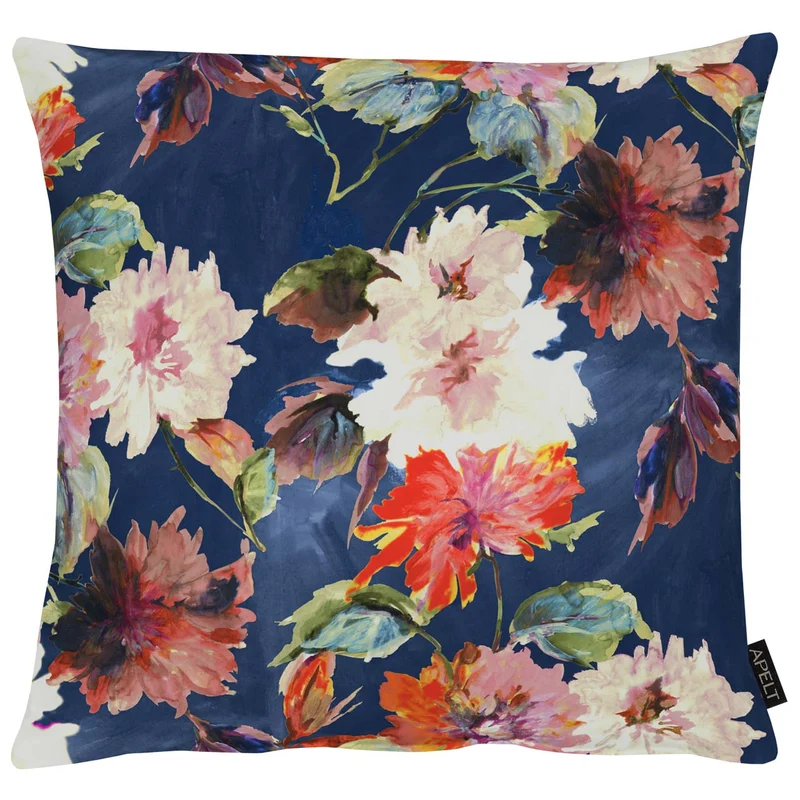 APELT 5600 Kissenbezug Herbstblumen-Motiv