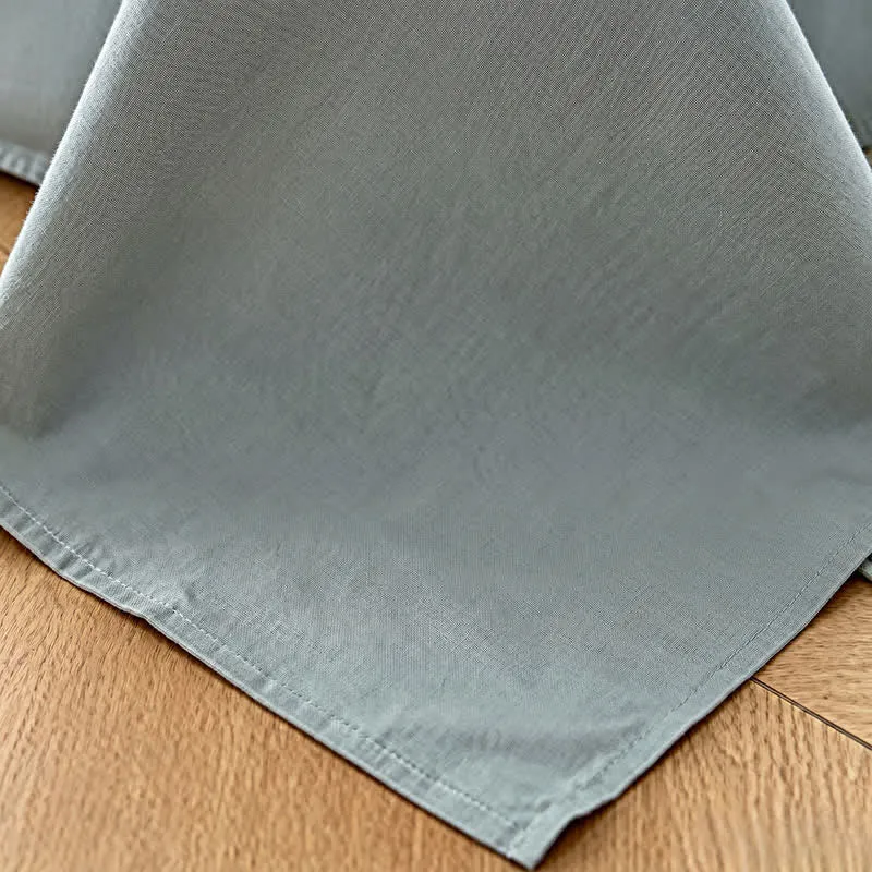 Vintage-Bettwäsche-Set mit Streifen und Muschelkante