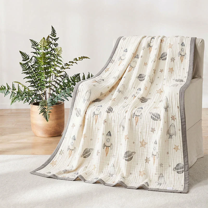 Space Dream Cotton Gauze Blanket