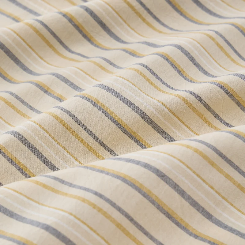 Neutral gestreiftes Twin XL Schlafsaal-Bettwäscheset