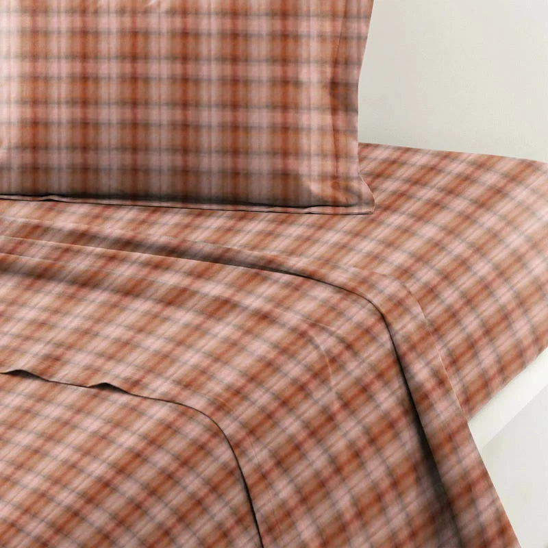 Bettwäsche-Set im Cottage-Karo-Design, Einzelbett XL, für Studentenwohnheim