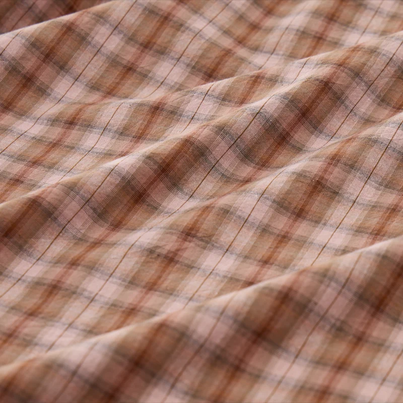 Bettwäsche-Set im Cottage-Karo-Design, Einzelbett XL, für Studentenwohnheim