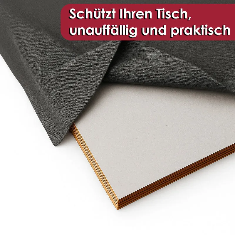 Tischpolster weiß rund