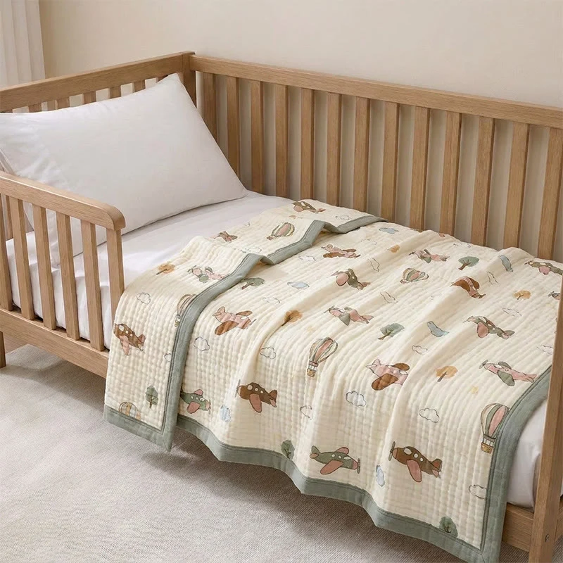 Little Sky Adventure Cotton Muslin Blanket