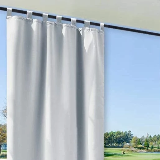 Outdoor Vorhang Foinia mit Schlaufen