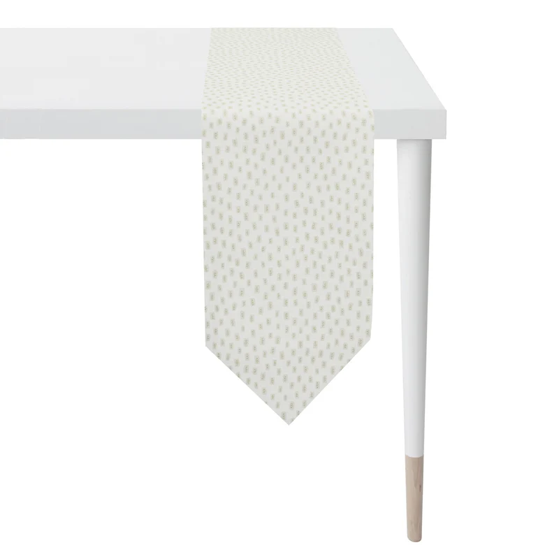 APELT 9601 Tischband grafisch allover Muster Lurex