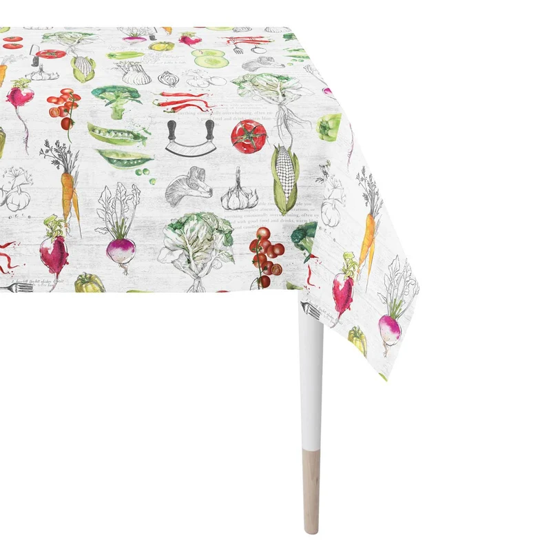 APELT 3977 Tischdecke Gemüsemotiv happy BBQ