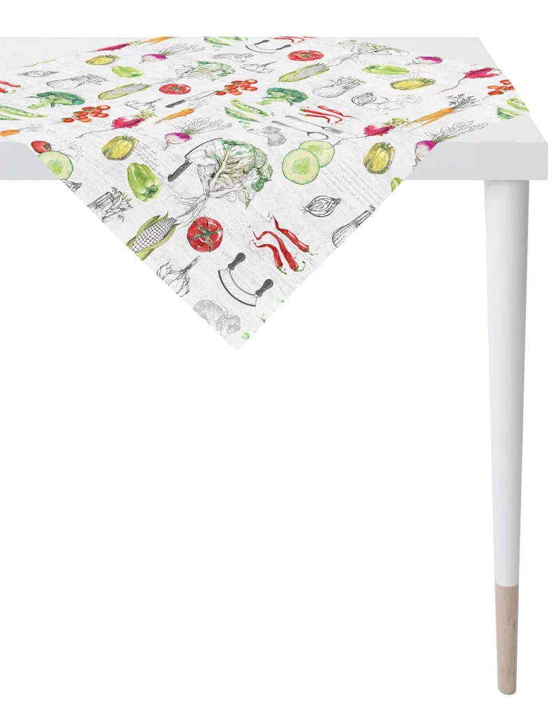 APELT 3977 Tischdecke Gemüsemotiv happy BBQ