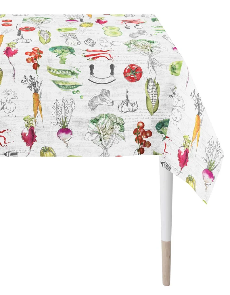 APELT 3977 Tischdecke Gemüsemotiv happy BBQ