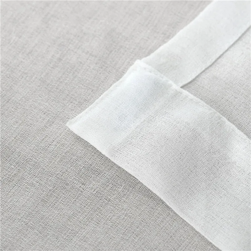 Fein gewebte Voile-Gardine Omata