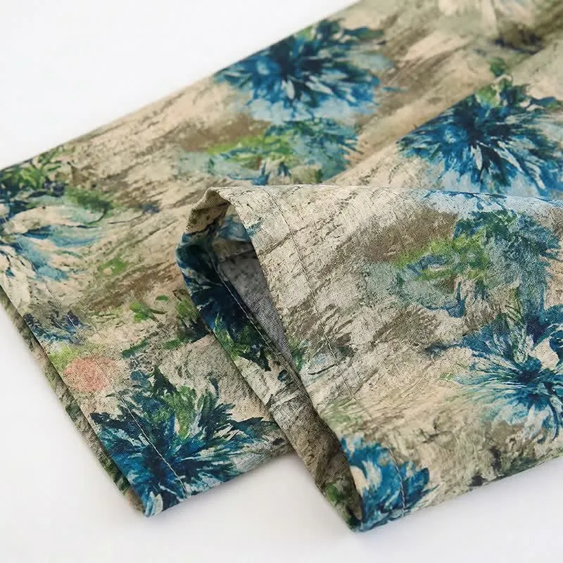 Unisex Loungewear-Set mit Blumenmuster