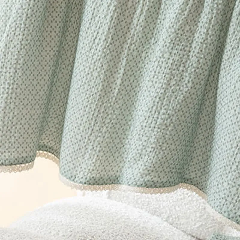 Damen-Pyjama-Set aus bedruckter Baumwolle (3-teilig)