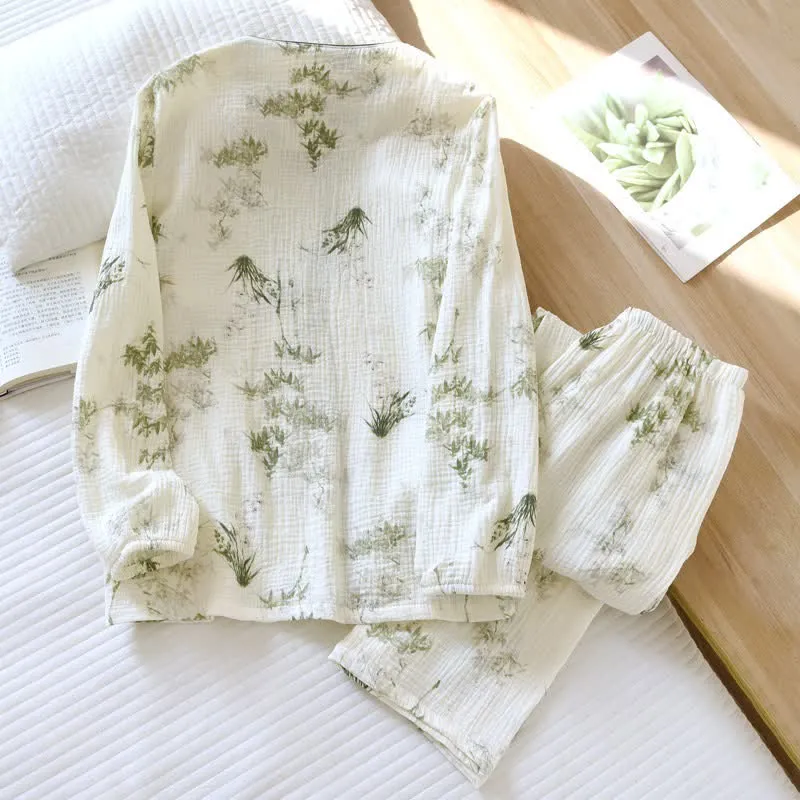 Damen-Pyjama-Set aus Bambuswatte