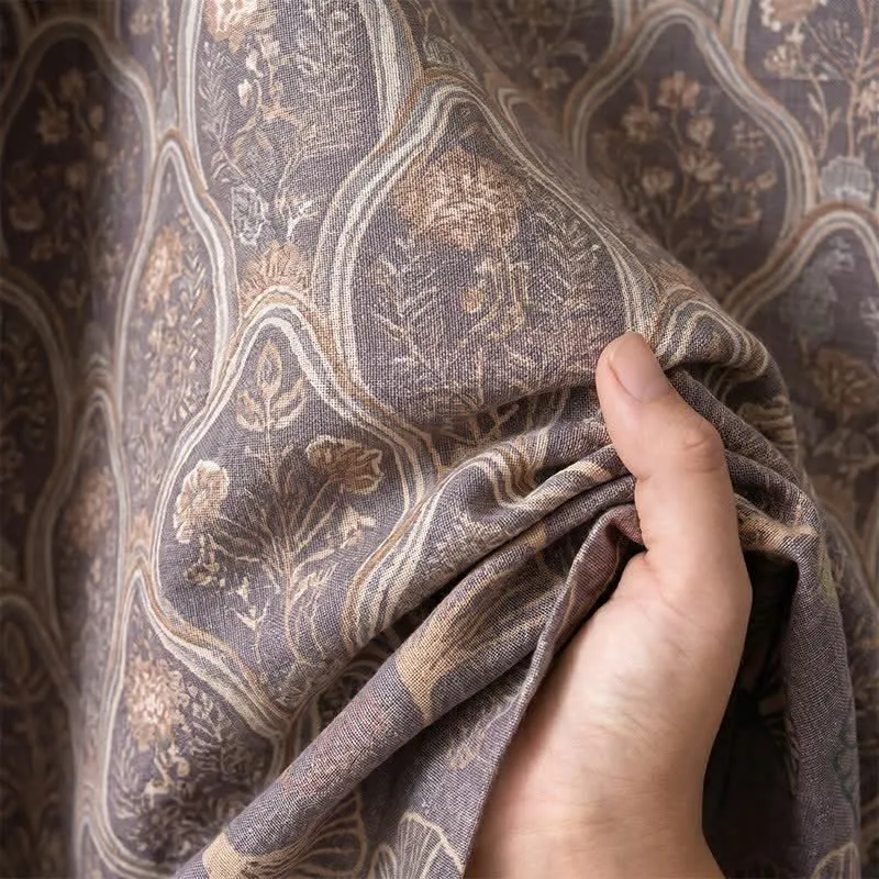 Boho Vintage Kimono-Bademantel aus Baumwollgaze