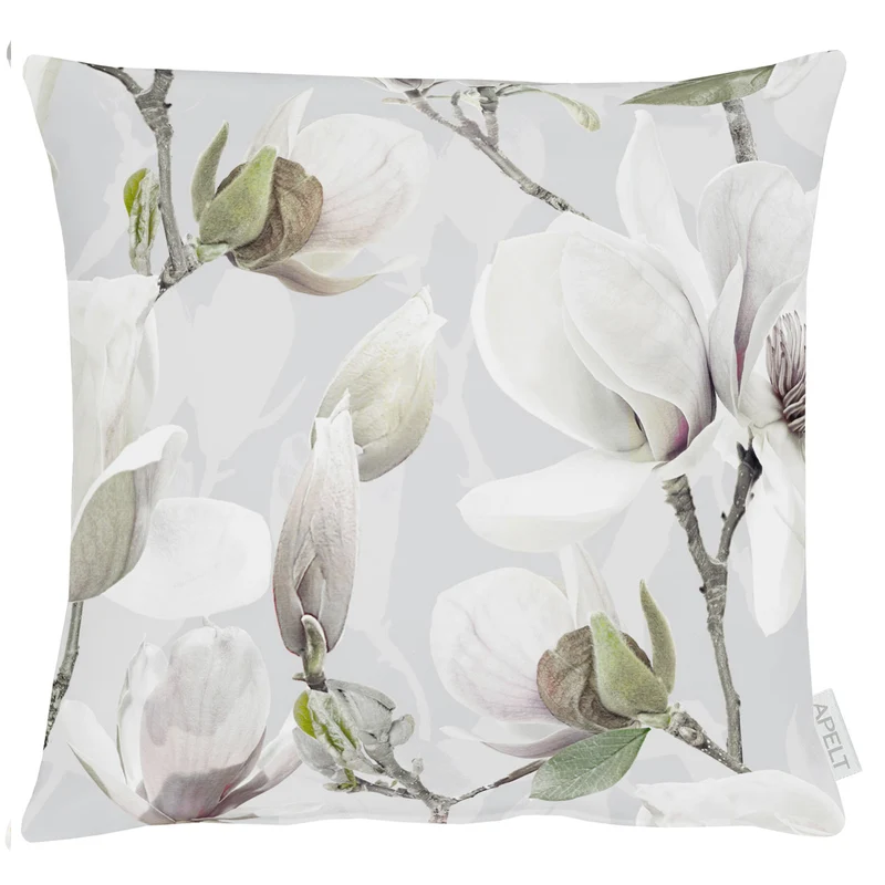 APELT 6510 Kissen Magnolienzweige Frühjahrsblüten