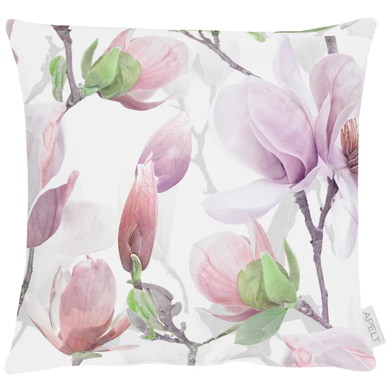 APELT 6510 Kissen Magnolienzweige Frühjahrsblüten