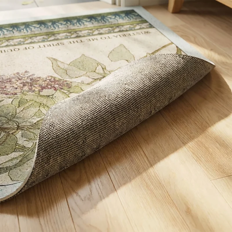 Mehrzweckteppich mit Fliederblumenmuster