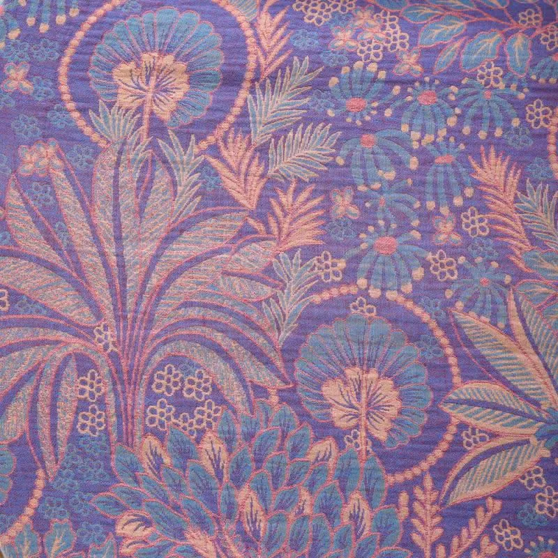 Jungle Leaf Kurzarm-Baumwollbademantel