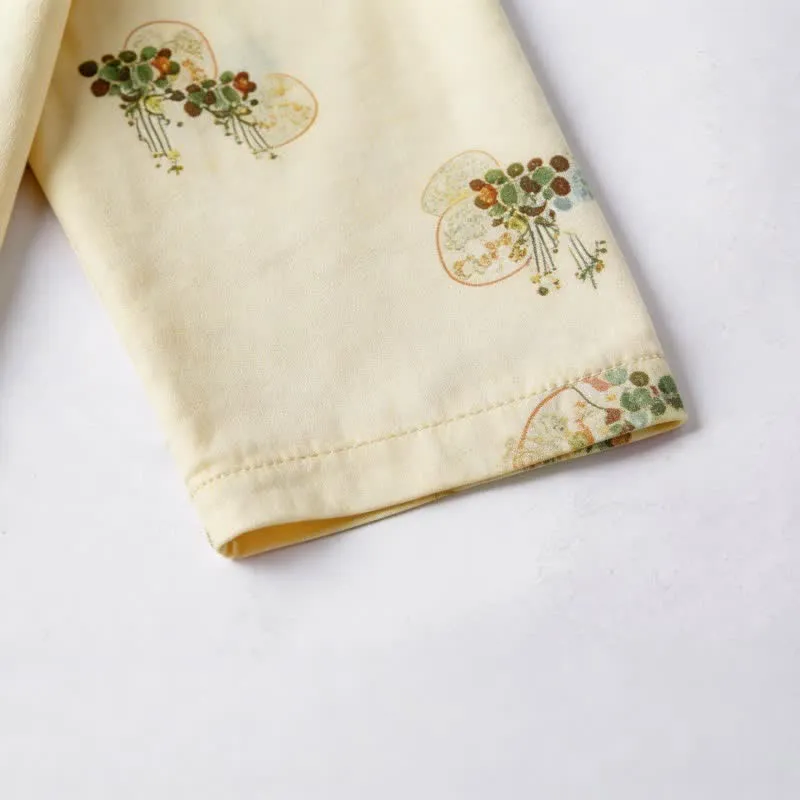 Pyjama-Set mit frischem orientalischem Muster