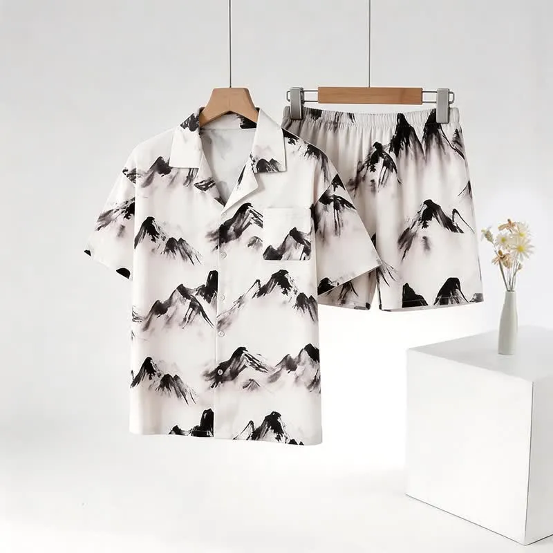 Unisex Loungewear-Set „Tinte Wash Mountain“