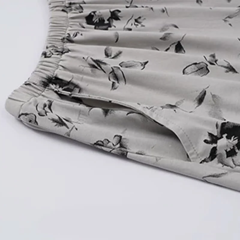 Romantisches Pyjama-Set mit floraler Spitze