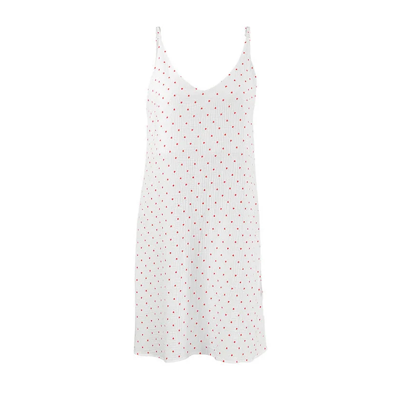 Red Heart Loungekleid aus reiner Baumwolle