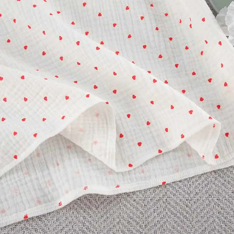 Red Heart Loungekleid aus reiner Baumwolle