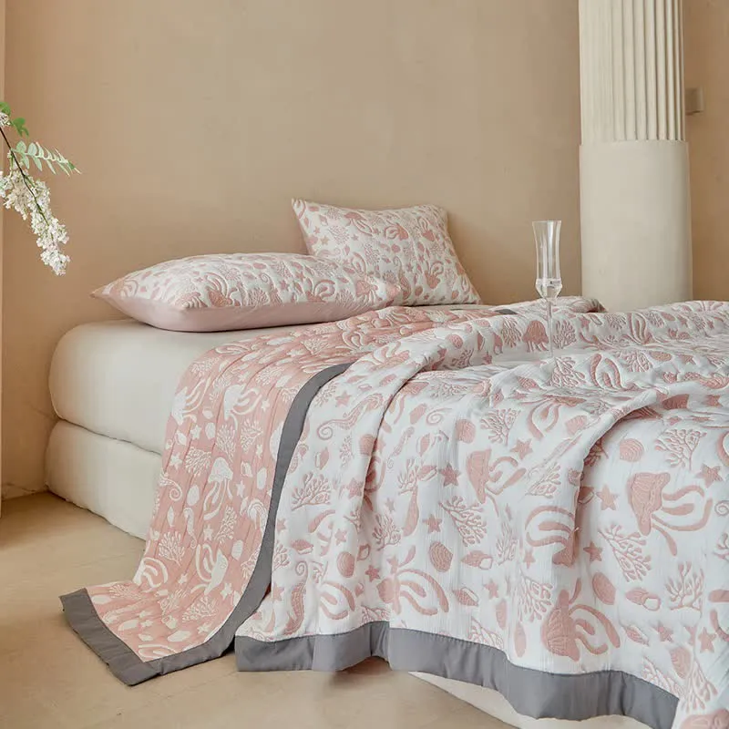 Wendebettwäsche-Set „Pink Ocean Life“