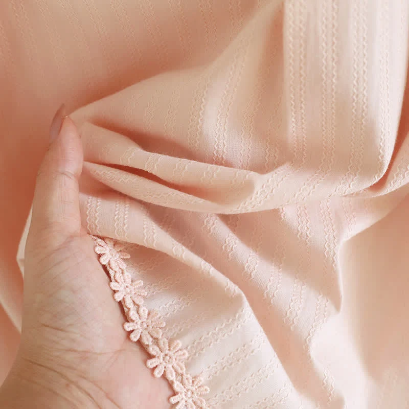 Pyjama-Set aus Baumwolljacquard-Camisole