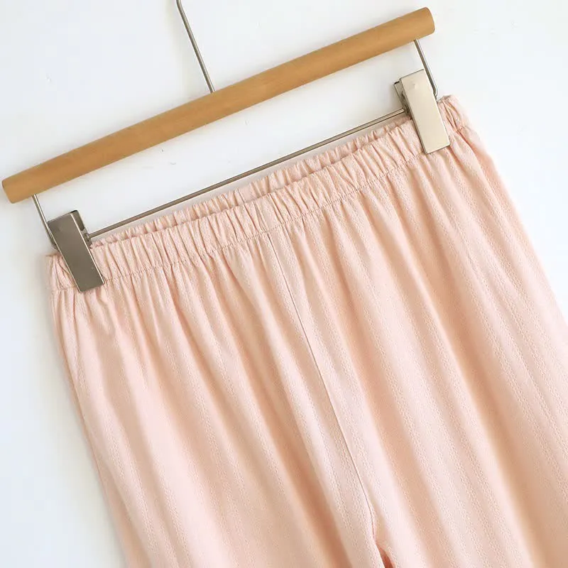 Pyjama-Set aus Baumwolljacquard-Camisole