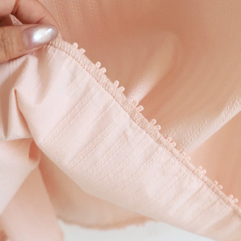 Pyjama-Set aus Baumwolljacquard-Camisole