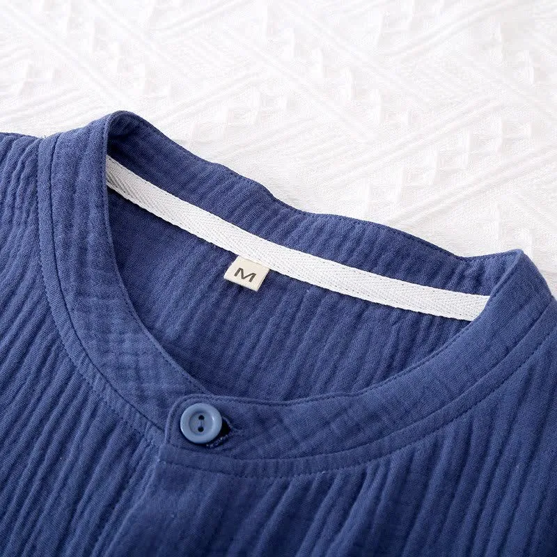 Loungewear-Set mit gemischtem Vichy-Karo-Muster