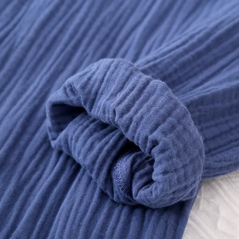 Loungewear-Set mit gemischtem Vichy-Karo-Muster