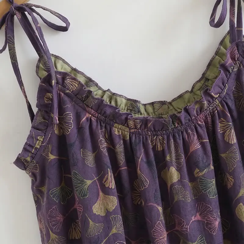 Ginkgo Pyjama-Set mit Camisole-Top und Hose