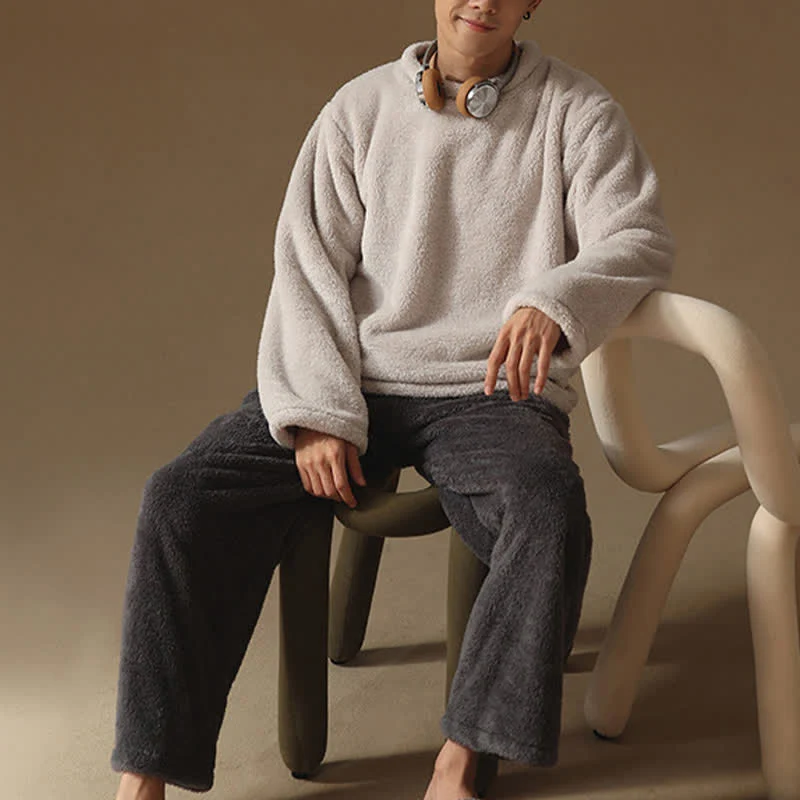 Partner-Pyjamas aus minimalistischem Flanell