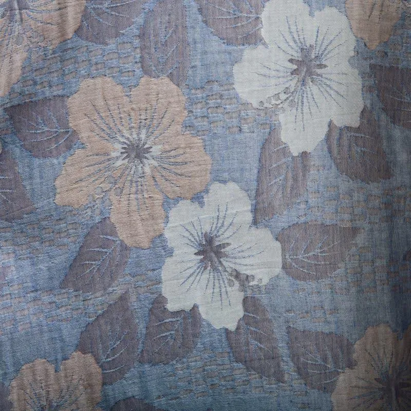 Kimono-Bademantel aus Baumwollgaze mit Kirschblütenmuster