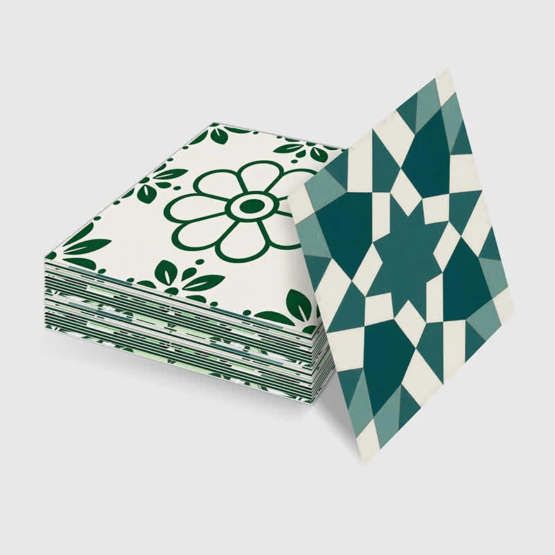 Retro-Blumen-Wandtattoo zum Abziehen und Aufkleben (24 Stück)