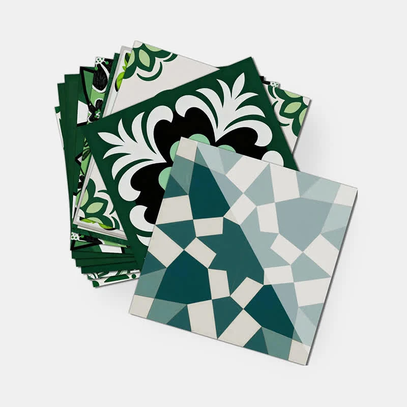 Retro-Blumen-Wandtattoo zum Abziehen und Aufkleben (24 Stück)
