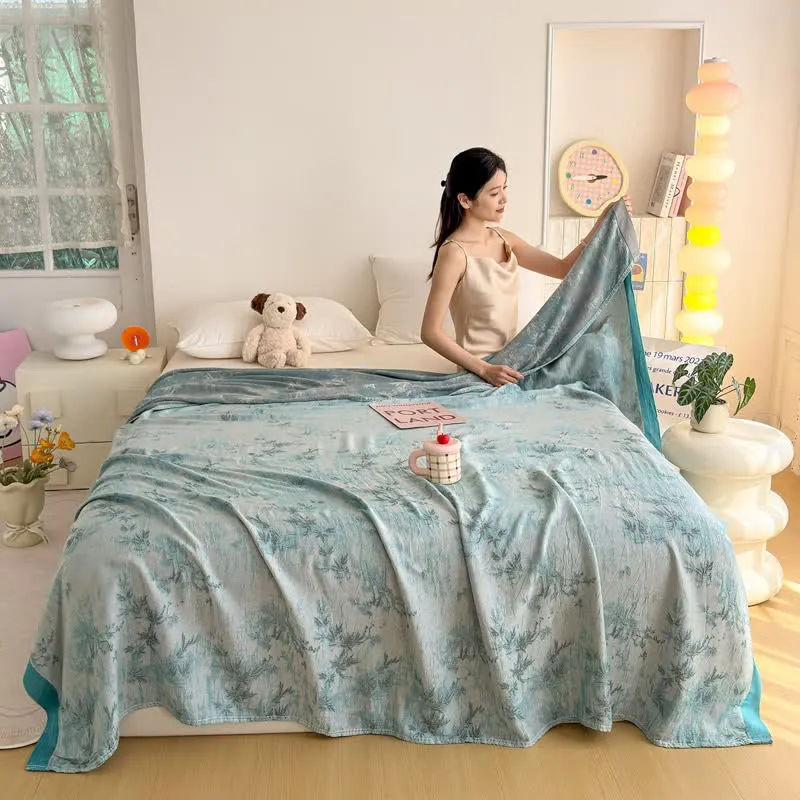 Künstlerische Sommerdecke aus Bambusfasern