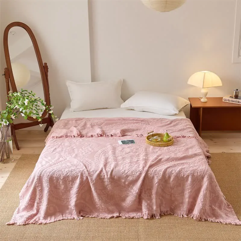 Schicke Jacquard-Waffelgewebe-Steppdecke