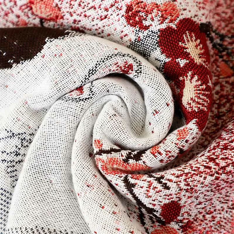 Küchenhandtücher aus Baumwollgaze mit östlichem Hasenmotiv (3 Stück)