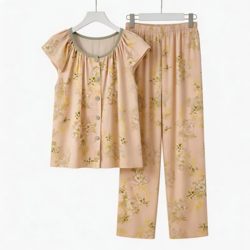 Refresh Pastel Floral Loungewear Set