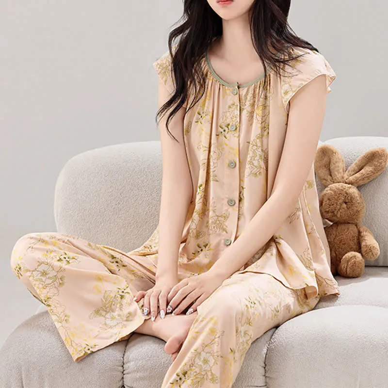 Refresh Pastel Floral Loungewear Set