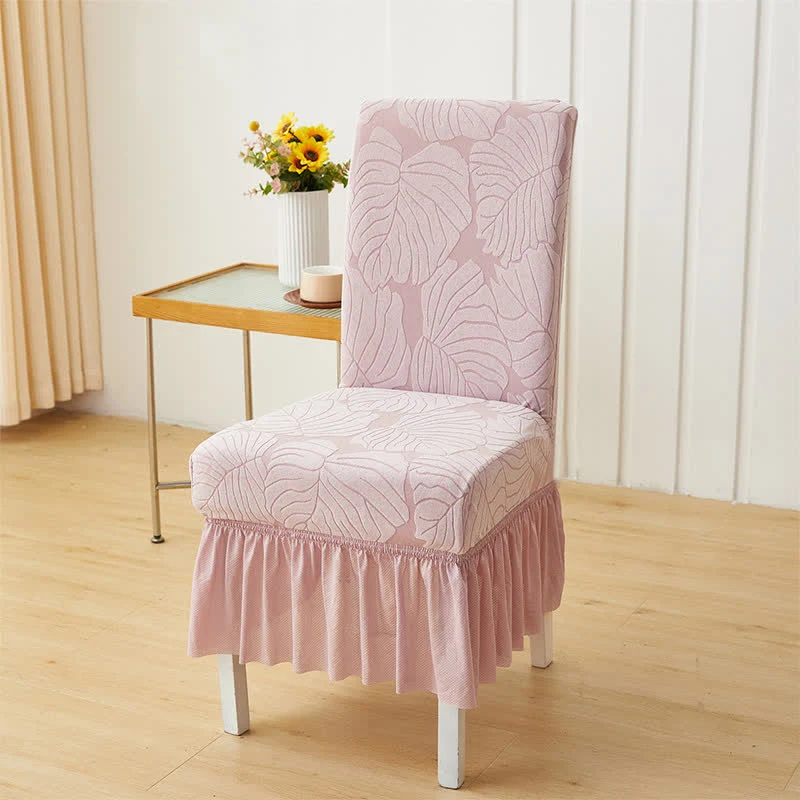 Jacquard Leaf Parsons Stuhlhusse