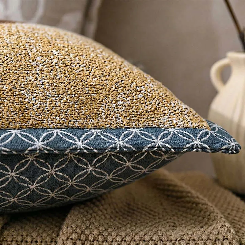Kissenbezüge mit Leopardenmuster im Bohème-Jacquard-Stil (2 Stück)