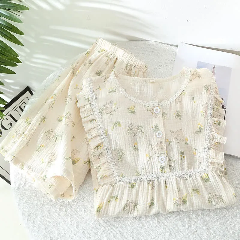 Refresh Bunny Pyjama-Set aus reiner Baumwolle