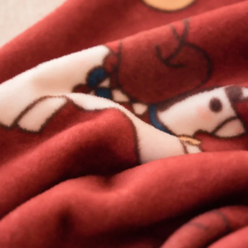 Wendbare Kuscheldecke mit Trojanischem Pferd-Motiv aus Kunstwolle