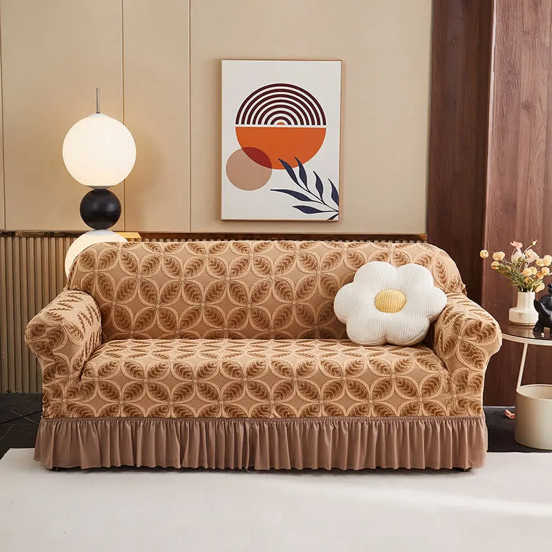 Hochelastischer 3D-Jacquard-Sofaüberzug