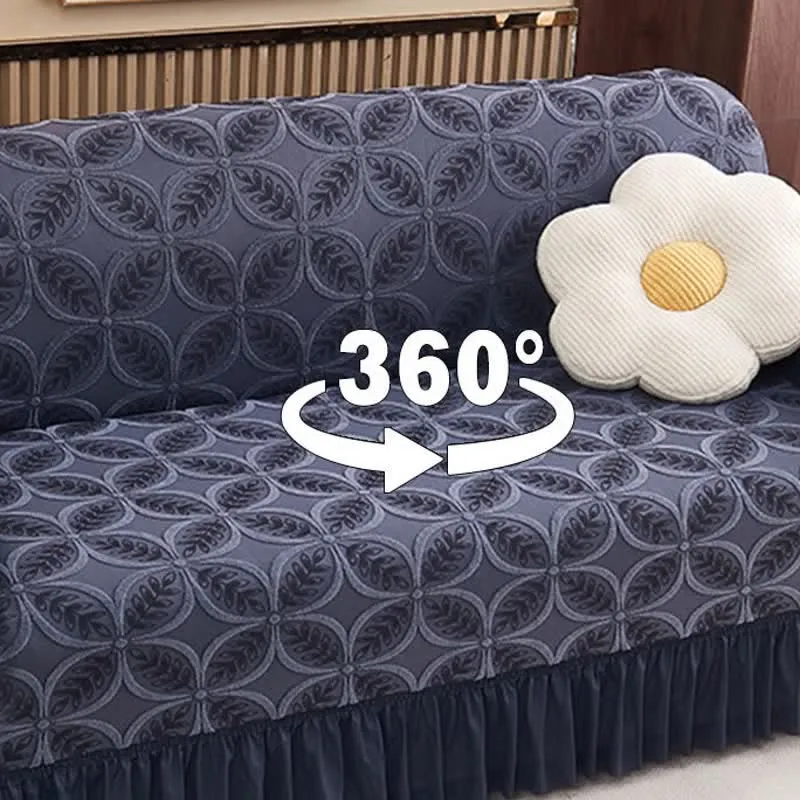 Hochelastischer 3D-Jacquard-Sofaüberzug